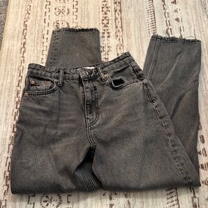 Zara Women’s Dark Gray Jeans - The 90s Mom Fit